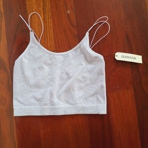 Lilac sparkle bungie tank